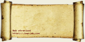 Branimir Veljović vizit kartica